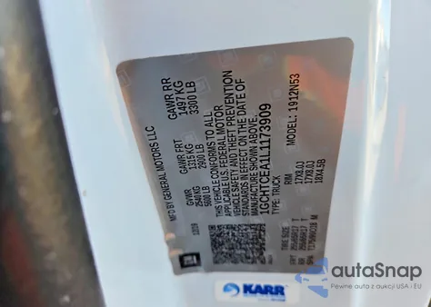 2020 Chevrolet Colorado Lt z USA, uszkodzony, nr VIN 1GCHTCEA1L1173909